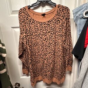 Torrid Brown Leopard Print Top
